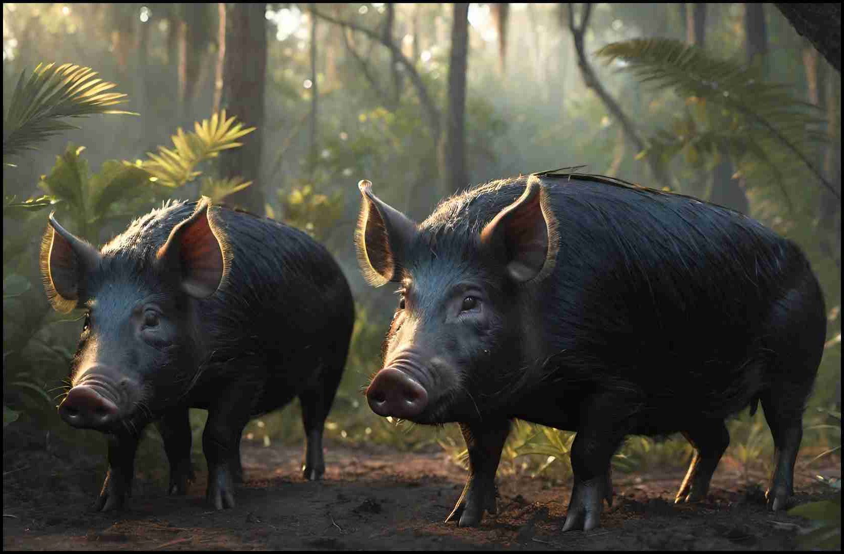 Florida wild boars