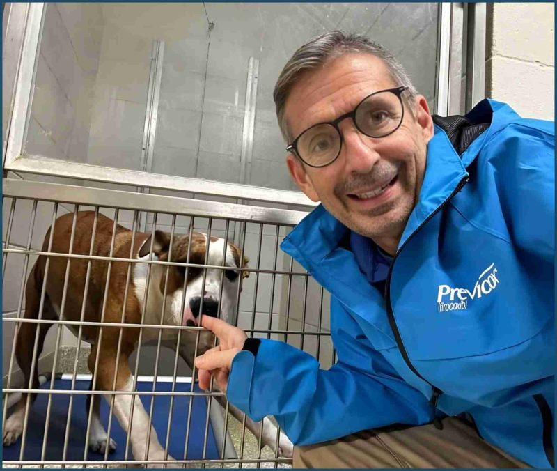 Sean Hawkins at Halifax Humane Society. (Sean Hawkins Facebook photo)