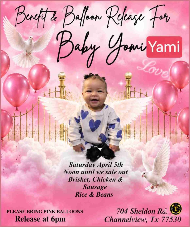 Baby balloon release.