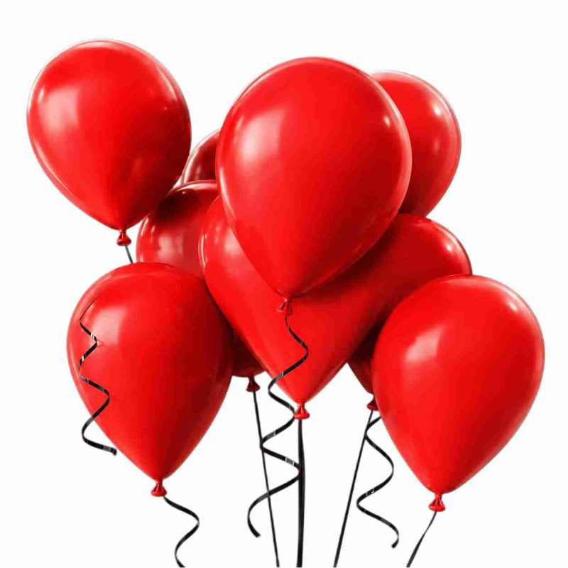 Red balloons.
