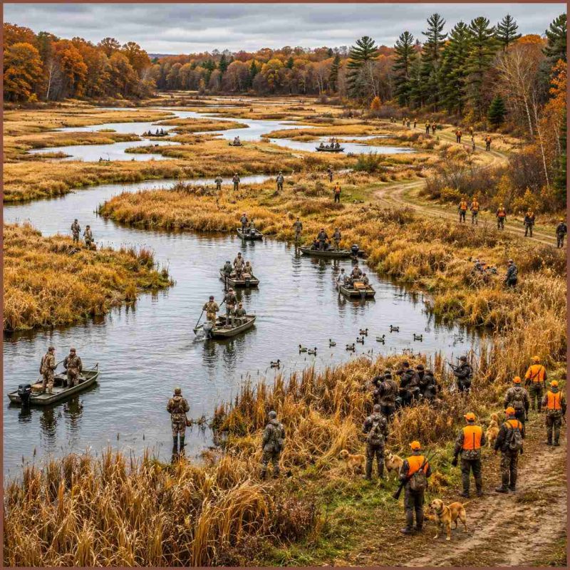 Federal wildlife refuge hunting and fishing. Bear.