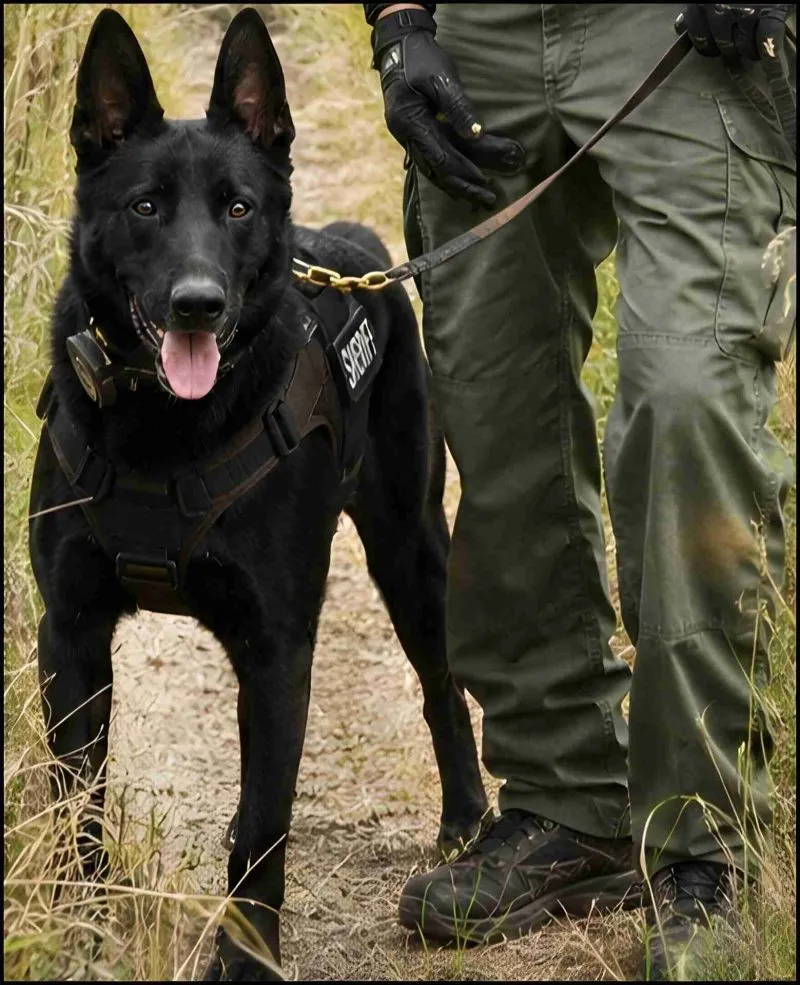 Jefferson County Sheriff’s deputy Zachary Oliver with K-9 Ragnar. (Fox 31 screenshot from video) (Fox 31 screenshot from video)